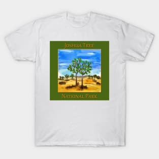 Joshua Tree National Park hand drawn illustration T-Shirt